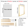 Image of 40x60 50x70 60x90 60x120 DIY Wood Frame Kit for Canvas Oil Painting Frame Bars Wood Frame for Diamond Painting Wall Art Frame