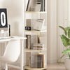 Image of 360-Degree Rotating Bookshelf Movable Living Room Bookshelf Multi-Layer Children’s Picture Book Storage Rack
