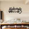 Image of Key Holder Wall, Metal Key Holder Iron Art Wall Mounted Adhesive Hanger Organizer Hat Towel Rack Key Hanger,Towel Rack