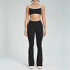 Image of 2pcs Patchwork Sport Yoga Set Workout Clothes for Women Sportwear Women Suit Outfit Fitness Gym Tracksuit Flare Legging Academic