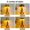 Image of LED Table Light Metal Touch Desktop Decorative Lamp Rechargeable Night Lights For Bar Coffee Table Restaurant Decoration Light