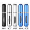 Image of 1/5PCS Perfume Atomizer Portable Liquid Cosmetics Containers Traveling Mini Alcochol Perfume Refillable Bottles Empty Spray Bott
