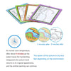 Image of Children Early Education Toys Magical Book with Pen Water Drawing Montessori Toys Gift Reusable Coloring Book Magic Drawing Book
