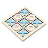 Image of Montessori XO Chess Jigsaw Puzzle 3D Geometric Shapes Board Games For Kids Children Educational Wooden Toys