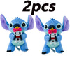 Image of 12cm 20cm 25cm Stitch Stuffed Plush Models Cartoon Stuffed Plush Dolls Anime Plush Baby Toys Kawaii Kids Birthday Gift