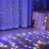 Image of 1pc USB 3x3/3*2/3*1 LED Curtain Bedroom Lights Christmas Garland Fairy Light Festoon Wedding Home Bedroom Decoration Lighting