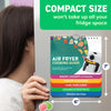 Image of Air Fryer Cookbook Magnetic Cheat Sheet, Guide Booklet, Cookbooks Instant Accessories Oven Cooking Pot Temp Times Chart