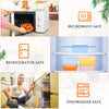 Image of Collapsible Food Storage Containers Silicone Lunch Box with Lid Food Bowls Kitchen Stackable Lunch Box for Pantry Freezer Safe