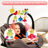 Image of Soft Infant Crib Bed Stroller Toy Creative Spiral Baby Toys For Newborns Car Seat Educational Rattle Baby Towel Education Toys
