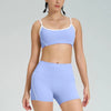 Image of 2pcs Patchwork Sport Yoga Set Workout Clothes for Women Sportwear Women Suit Outfit Fitness Gym Tracksuit Flare Legging Academic