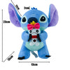 Image of 12cm 20cm 25cm Stitch Stuffed Plush Models Cartoon Stuffed Plush Dolls Anime Plush Baby Toys Kawaii Kids Birthday Gift