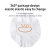 Image of Waterproof Throw Mattress Cover Bed Fitted Sheet Mattress Protector Single/Double/140/160 Muti Size  Gray/White
