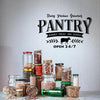 Image of Pantry Wall Decals Dry Goods Market Fresh Stickers Open 24/7 Glass Door Vinyl Art Sign Daily Produce Groceries DIY Art
