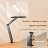 Image of Book Stand for Reading, Adjustable Holder with Pad/books, Foldable Desktop Riser for Cookbook,Sheet Music,Laptop Book Holder