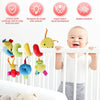 Image of Soft Infant Crib Bed Stroller Toy Creative Spiral Baby Toys For Newborns Car Seat Educational Rattle Baby Towel Education Toys