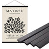 Image of 1PC Magnetic Wooden Picture Poster Hanger Frames Photos Wall Art Canvas Print Painting Teak Pine Wood Living Room Home Decor