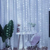 Image of Curtain Light LED Indoor/Outdoor Waterproof 300leds Garland Decoration String Lights Yard Christmas Fairy Garland String Lights