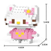 Image of TOYLINX Mini Animal Building Blocks Assembled Model Cartoon Panda Doll Set 6 Years Old And Above Children Educational Toys Gifts
