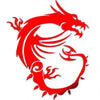 Image of msi metal sticker for laptops, mobile phones, computers, cars, power banks and tablets