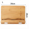 Image of Portable Adjustable Book Holder Tray and Page Paper Clips-Cookbook Reading Desk Sturdy Stand for Books Lightweight Bookstand