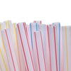 Image of 50-1000Pcs Multicolor Colorful Straws for Wedding Party Supplies Beverage Kitchen Straw Cocktail Drinking Straws