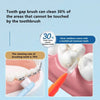Image of 30/60Pcs 0.6-1.2mm Interdental Brushes Health Care Teeth Push-Pull Brush Removes Food Plaque Whitening Cleaner Oral Hygiene Tool