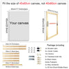 Image of 40x60 50x70 60x90 60x120 DIY Wood Frame Kit for Canvas Oil Painting Frame Bars Wood Frame for Diamond Painting Wall Art Frame