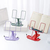 Image of Portable Book Holder Adjustable Reading Rest Recipe Cookbook Stand Cell Phone Stand for Cookbook Textbook Tablet Holder
