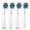 Image of Universal Sonic Electric Toothbrush Replacement Brush Head 4 PCS DuPont Soft Bristle Oral Care Dental Cleaning