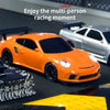 Image of ZWN 1/43 2.4G Mini RC Car 4WD Radio Remote Control Drift Cars Professional GTR Model High Speed Racing Toys for Children Gifts