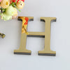 Image of 26 Letters Wall Sticker 3D DIY Mirror Acrylic Decals Home Decor Wall Art Mural for party wedding Christmas Retro Wall Art