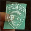 Image of msi metal sticker for laptops, mobile phones, computers, cars, power banks and tablets