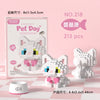 Image of Cat Animal Brick Toy for Children Girls 8 To 10 Years Old Birthday Gift Construction Block Set Mini Building Blocks Educational