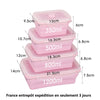 Image of 4 Sizes Collapsible Silicone Food Container Portable Bento Lunch Box Microware Home Kitchen Outdoor Food Storage Containers Box
