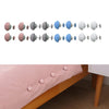 Image of 1-40PCS BedSheet Quilt Clip One Button Unlock Duvet Cover Fastener Clip Anti Slip Blanket Buckles Quilt Holder Fixator Grippers