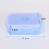 Image of Collapsible Food Storage Containers Silicone Lunch Box with Lid Food Bowls Kitchen Stackable Lunch Box for Pantry Freezer Safe