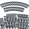 Image of Straight train tracks Curved accessories car blocks Building Sets DIY 10-100 pcs kids toys moc bricks City switch rail crossing
