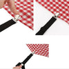 Image of 4Pcs/lot Bed Sheet Fasteners Holder Gadgets for Bed Sheet Organizer Mattress Cover Clip For Home Elastic Straps Adjustable Clips