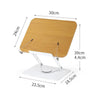 Image of Reading Stand Adjustable Desktop Book Stand for Reading Tablet Books Holder Cookbook Bracket Desk School Office Furniture