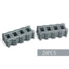 Image of Straight train tracks Curved accessories car blocks Building Sets DIY 10-100 pcs kids toys moc bricks City switch rail crossing