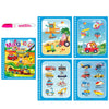 Image of Children Early Education Toys Magical Book with Pen Water Drawing Montessori Toys Gift Reusable Coloring Book Magic Drawing Book