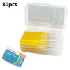 Image of 30/60Pcs 0.6-1.2mm Interdental Brushes Health Care Teeth Push-Pull Brush Removes Food Plaque Whitening Cleaner Oral Hygiene Tool