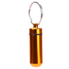 Image of 2PCS Waterproof Aluminum Pill Box Case Bottle Cache Drug Holder Container Keychain Medicine Box Health Care
