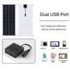 Image of Solar Panel 12V DC 5V USB Type-C Charge Portable Flexible Kit Lightweigh System For  Phones Car Camping Hiking Power Banks IP65