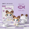 Image of Cat Animal Brick Toy for Children Girls 8 To 10 Years Old Birthday Gift Construction Block Set Mini Building Blocks Educational