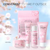 Image of LAIKOU Sakura Skin Care Sets Facial Cleanser Face Cream Serum Toner Moisturizing Brightening Anti Wrinkles Face Care Kit