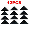 Image of 4/12/24PCS Reusable Rug Gripper Tape Double Sided Adhesive Non-Slip Rug Pad Tape Stickers Washable Area Rug Pad Carpet Tape