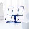 Image of Portable Book Holder Adjustable Reading Rest Recipe Cookbook Stand Cell Phone Stand for Cookbook Textbook Tablet Holder