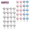 Image of 1-40PCS BedSheet Quilt Clip One Button Unlock Duvet Cover Fastener Clip Anti Slip Blanket Buckles Quilt Holder Fixator Grippers