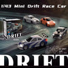 Image of 2.4G RC Drift Car 1/43 4WD Remote Control Car High Speed Four Wheel Drive Radio Controlled Mini Racing Car Model Boy Toy Gift